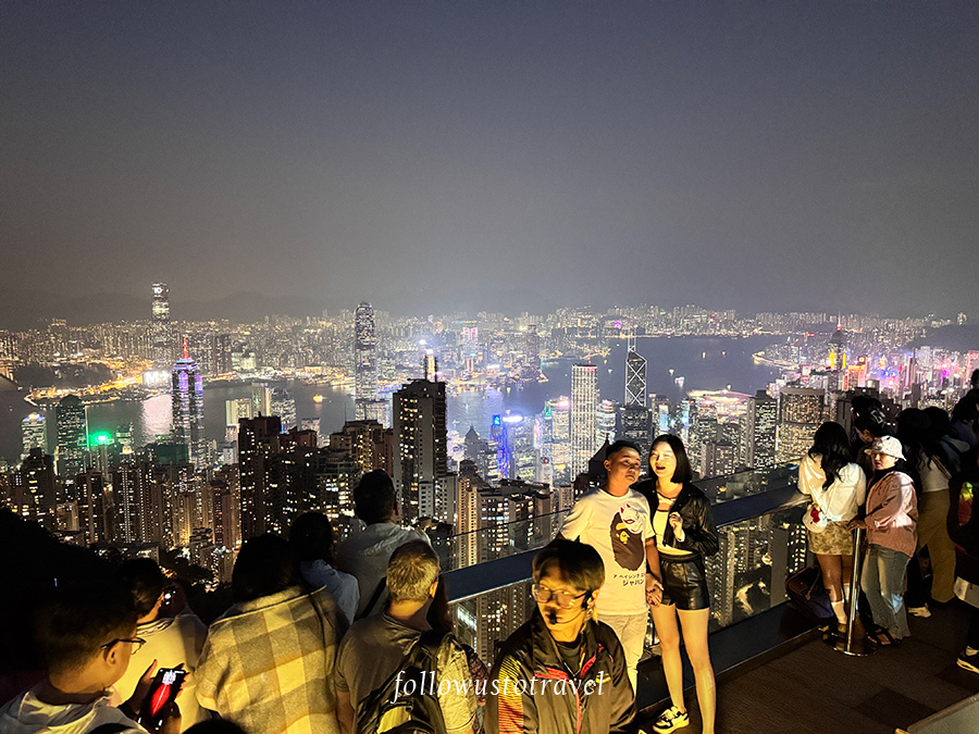 香港太平山夜景