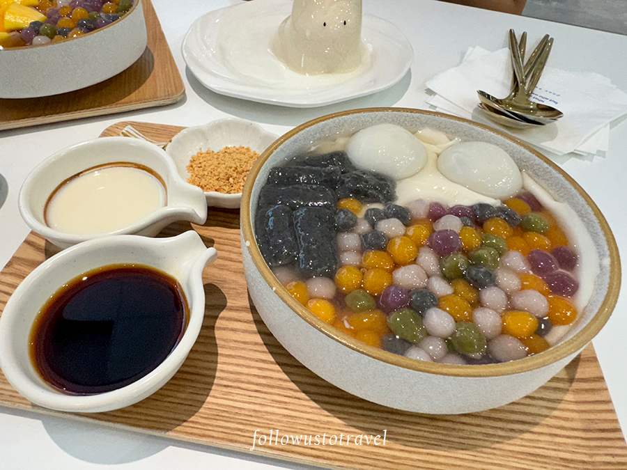 黑芝麻彩色芋圓