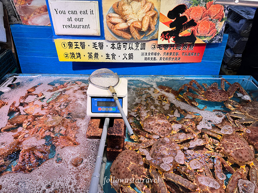 【2026北海道】函館朝市美食帝王蟹、海鮮丼、必買伴手禮、人氣釣烏賊 4 函館朝市帝王蟹
