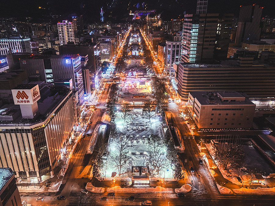 札幌電視塔夜景